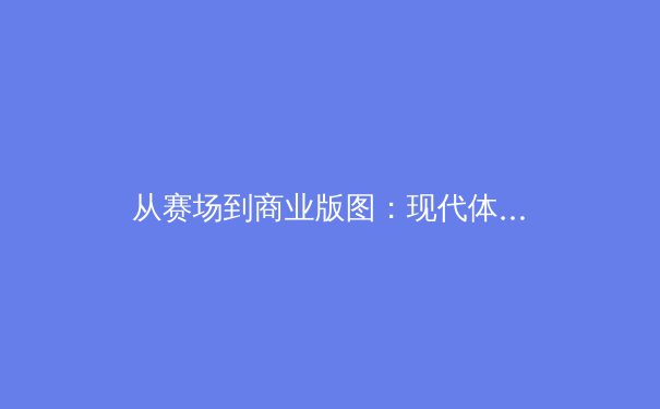 从赛场到商业版图：现代体育产业的价值重构与未来挑战 - 4