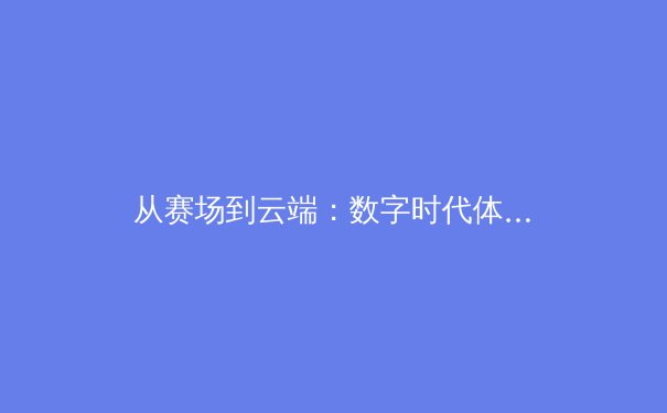从赛场到云端：数字时代体育传播的变革与竞技精神的永恒价值 - 4
